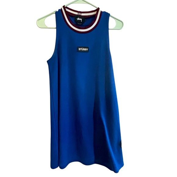 Stüssy ✨$7 when bundled✨deep blue mini dress 🏀 - Picture 2 of 6